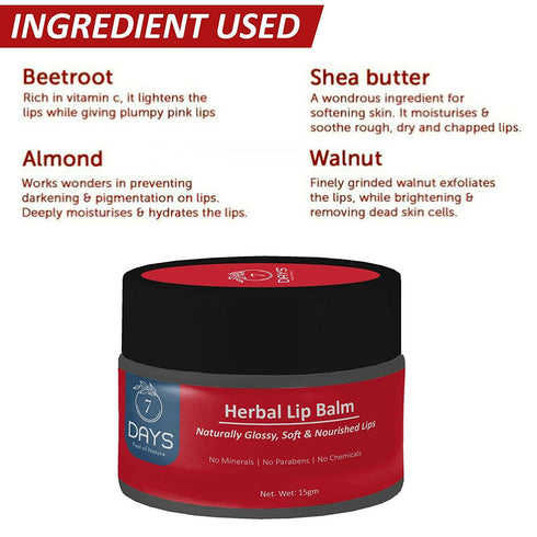 7 DAYS Herbal Lip Balm